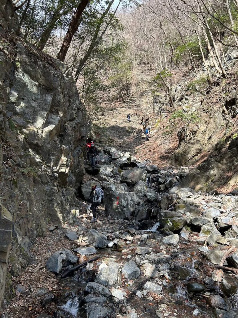 入道ヶ岳登山道