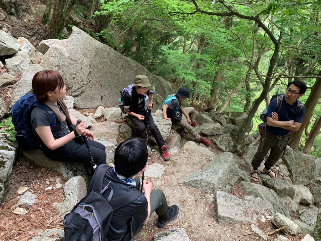 御在所岳下山