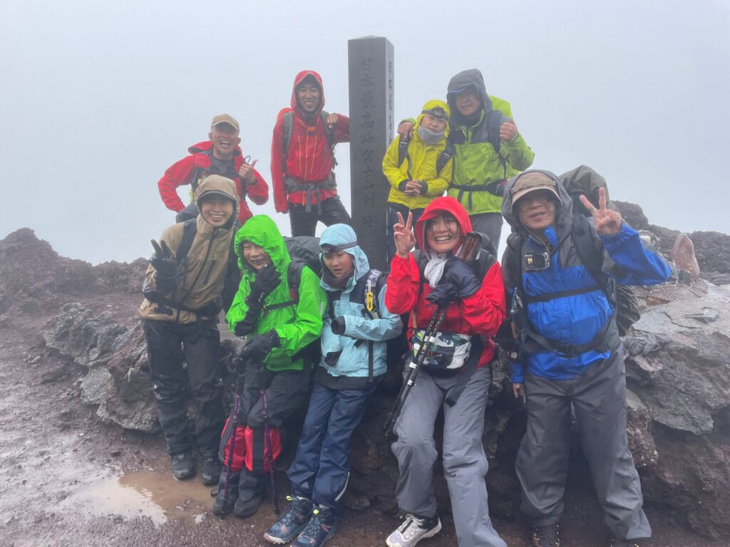 富士登山登頂