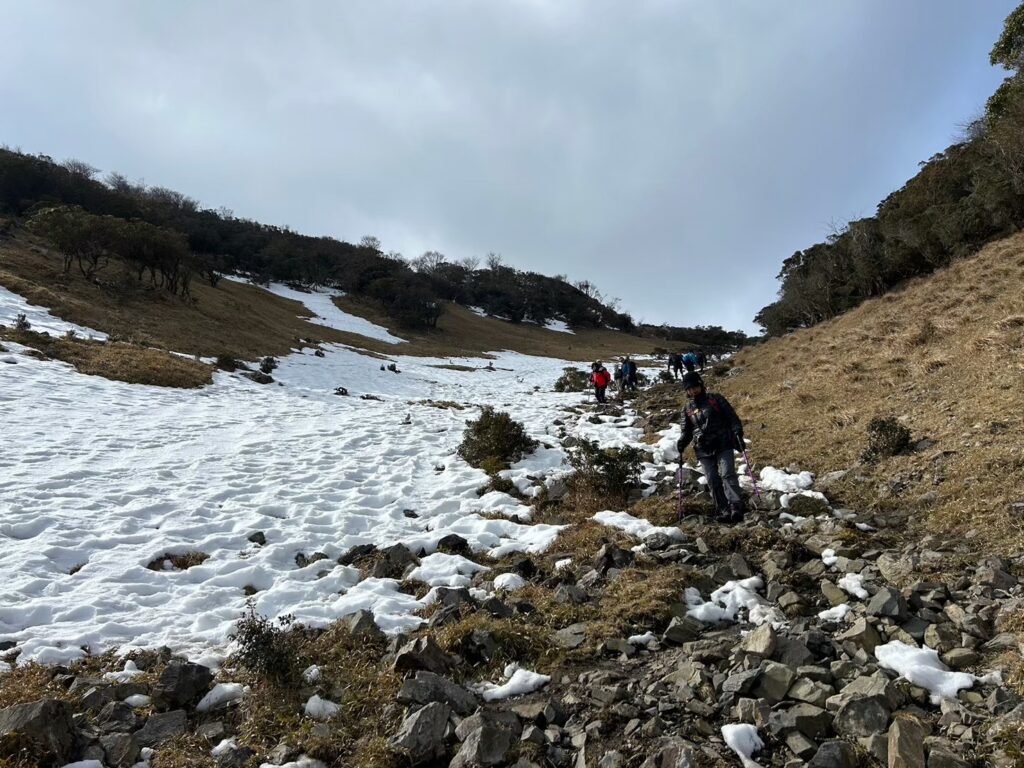 入道ヶ岳登山道